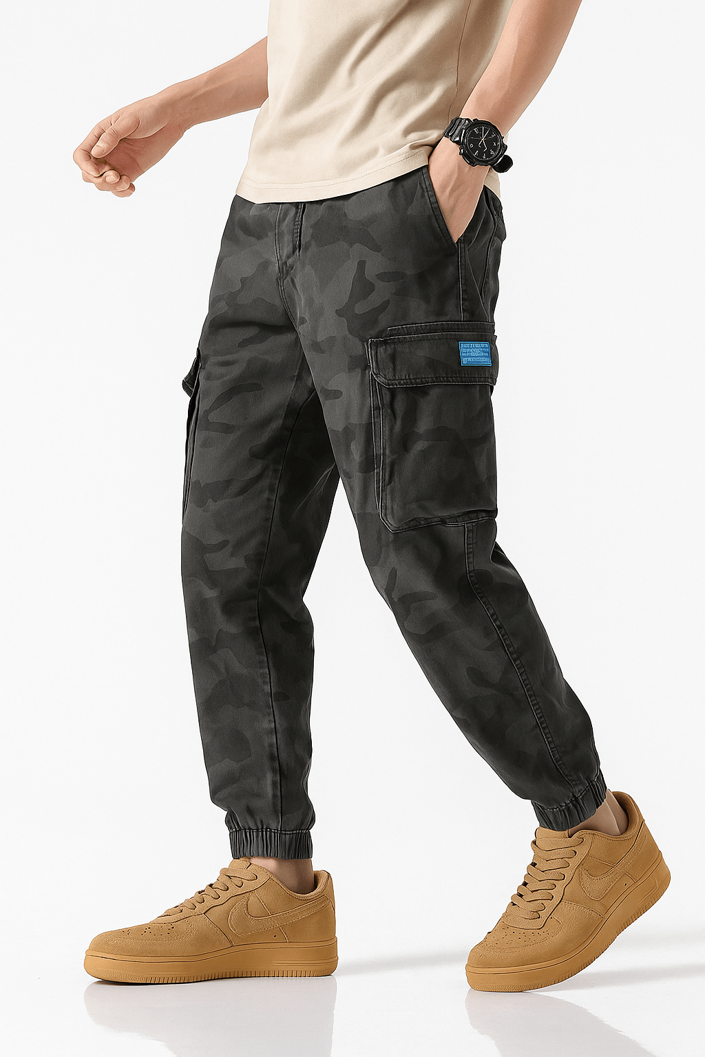 Pantalon Cargo Militaire Gris | Cargonomix