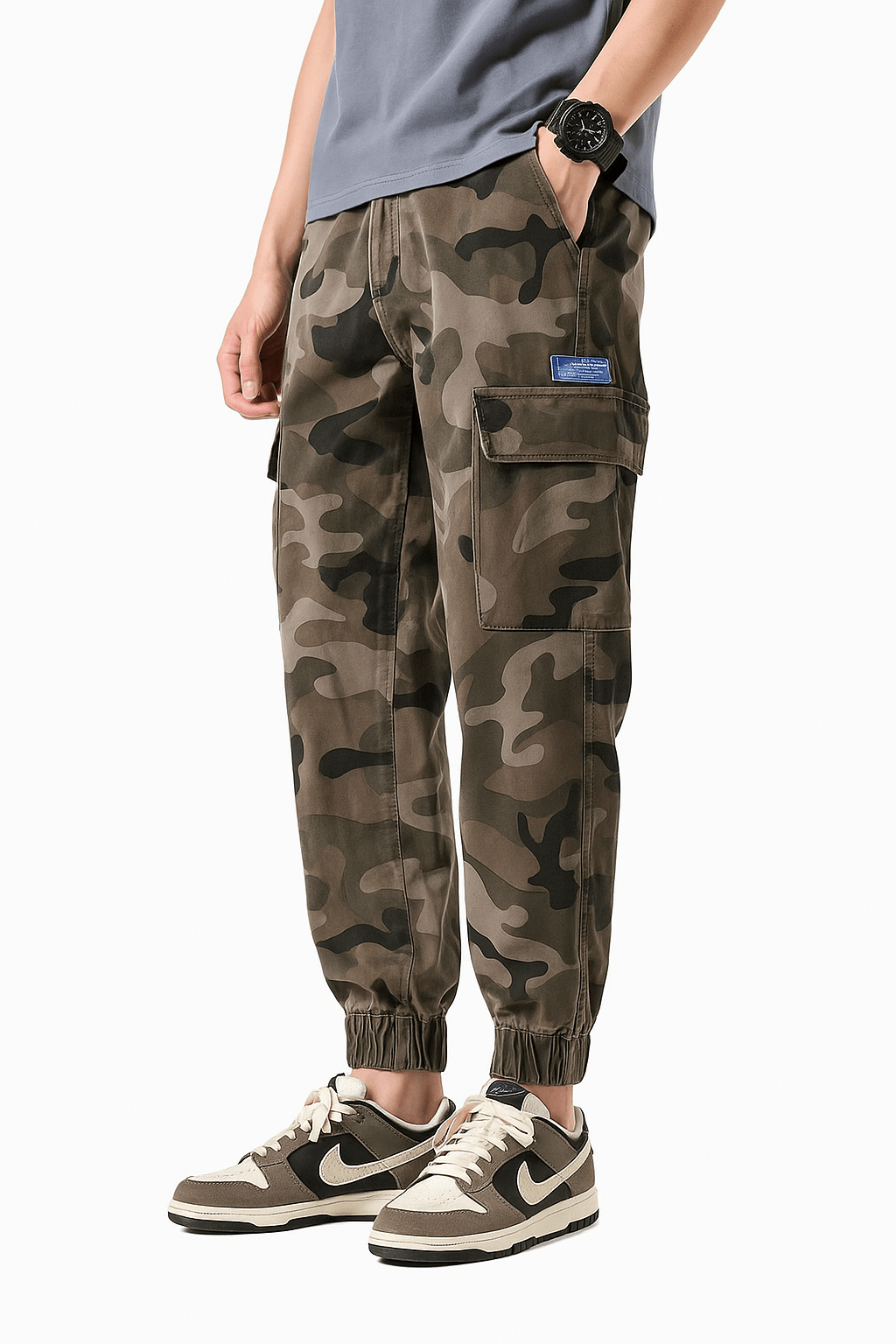 Pantalon Cargo Militaire Kaki | Cargonomix