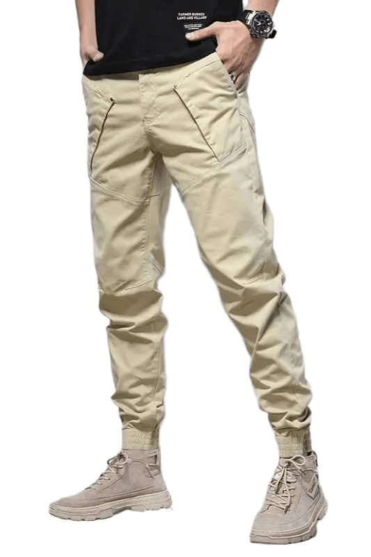 Pantalon Cargo Multi Poches Beige | Cargonomix