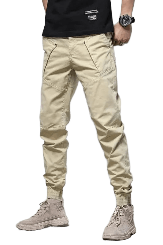 Pantalon Cargo Multi Poches Beige | Cargonomix
