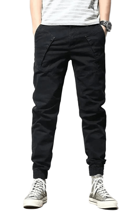 Pantalon Cargo Multi Poches Noir | Cargonomix