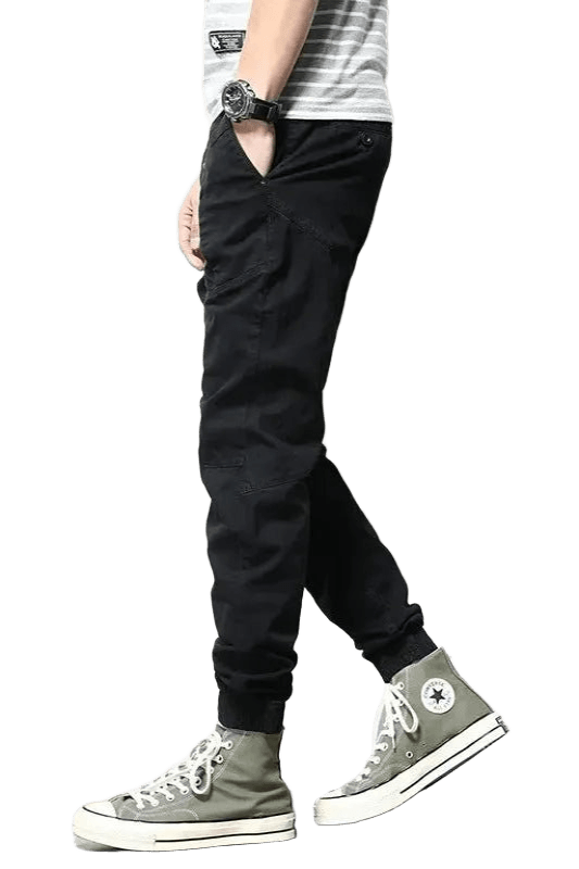 Pantalon Cargo Multi Poches Noir | Cargonomix