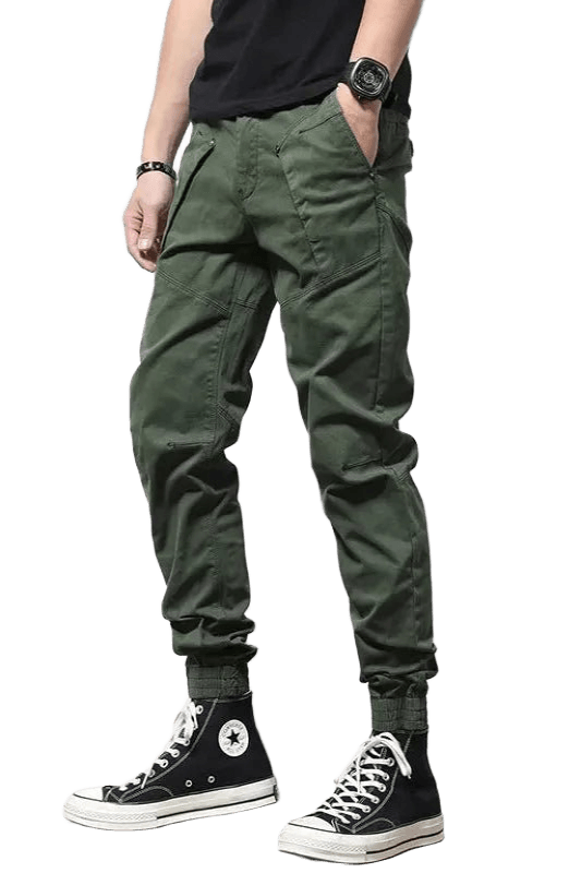 Pantalon Cargo Multi Poches Vert | Cargonomix