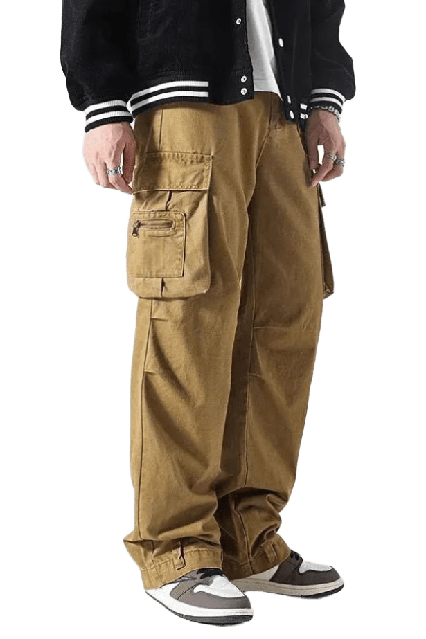 Pantalon Cargo Oversize Kaki | Cargonomix