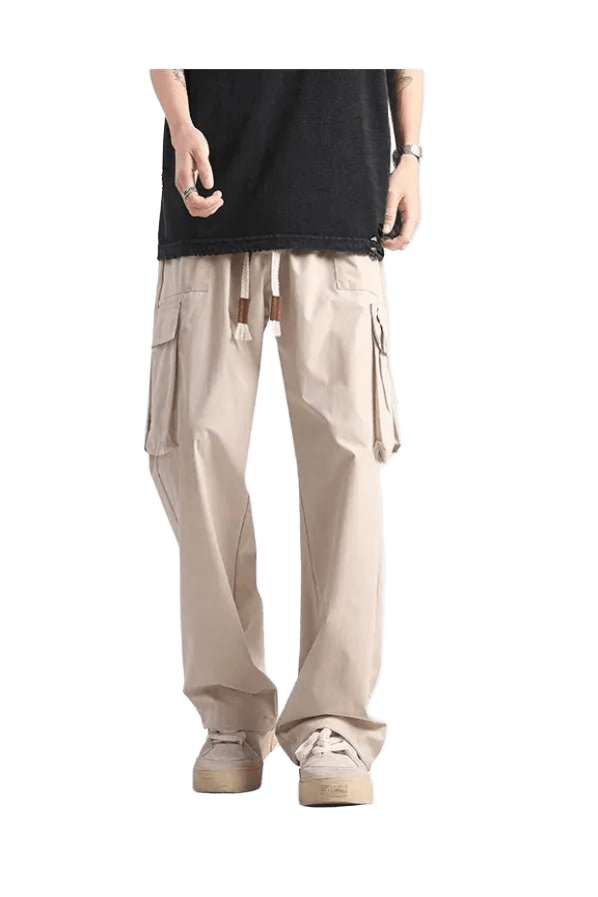 Pantalon Cargo Polyester Beige | Cargonomix