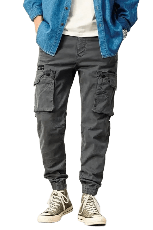 Pantalon Cargo Regular Gris Foncé | Cargonomix