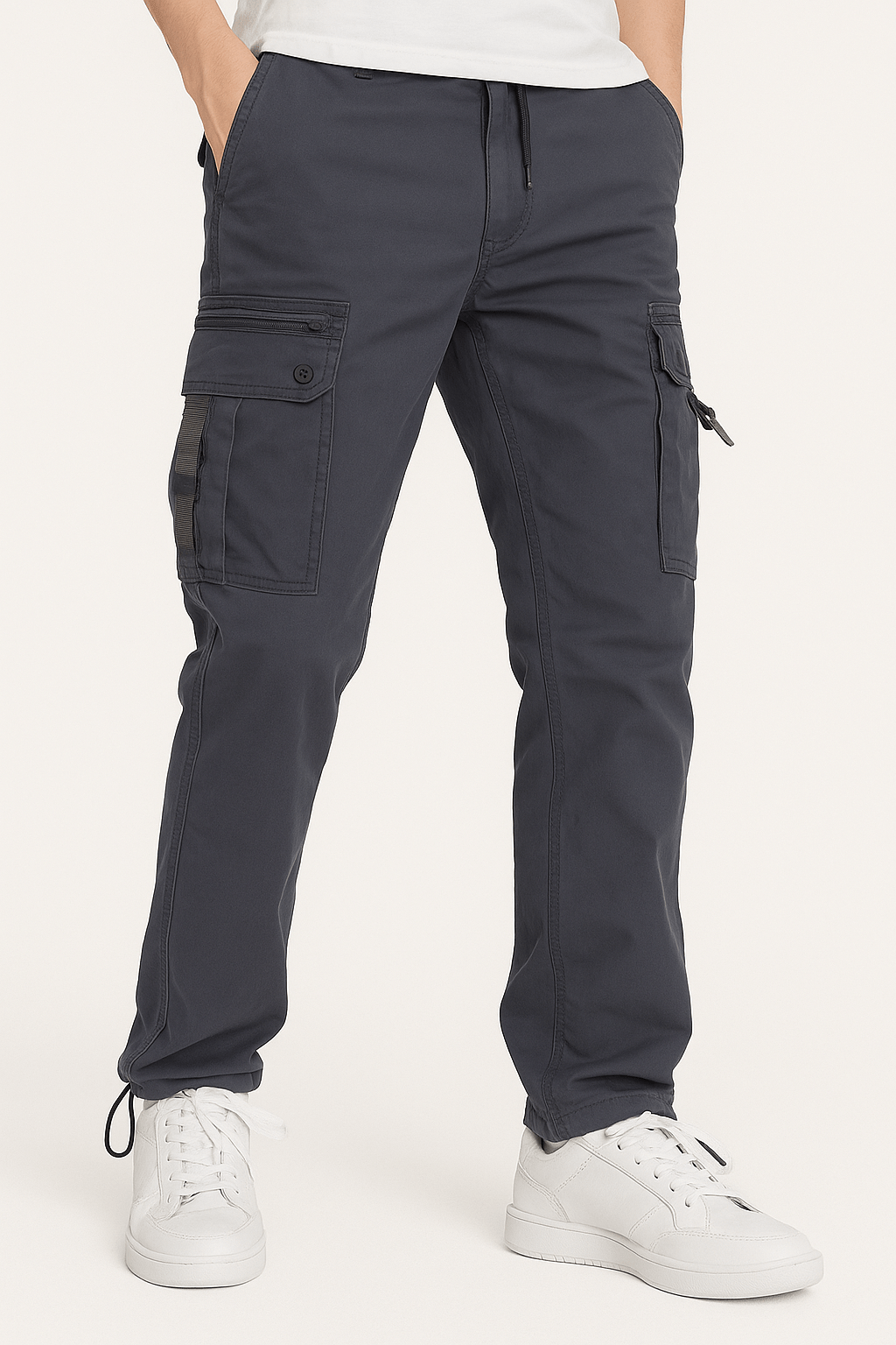 Pantalon Cargo Slim Gris | Cargonomix
