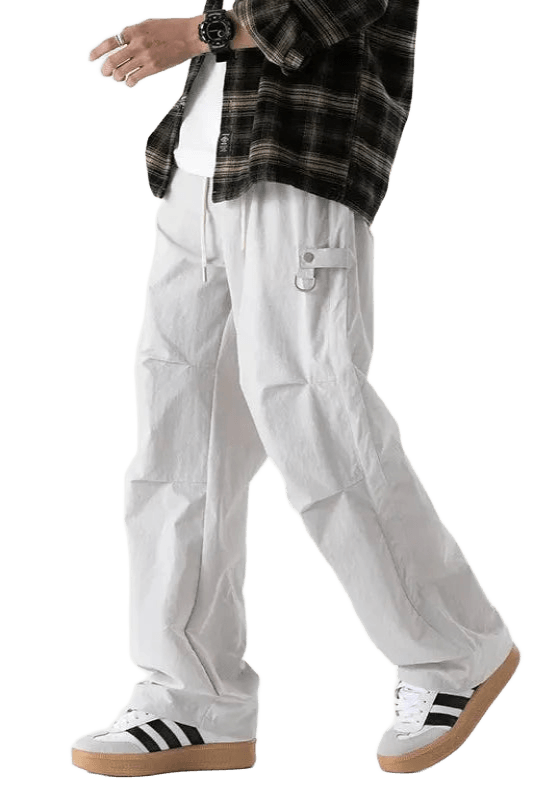 Pantalon Cargo Soie Blanc | Cargonomix