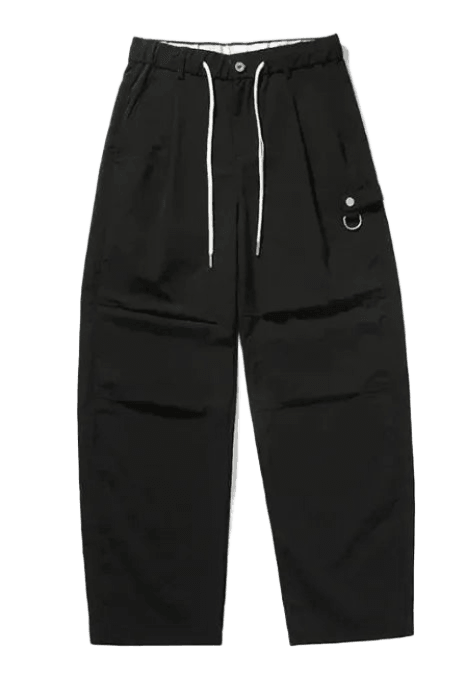 Pantalon Cargo Soie Noir | Cargonomix