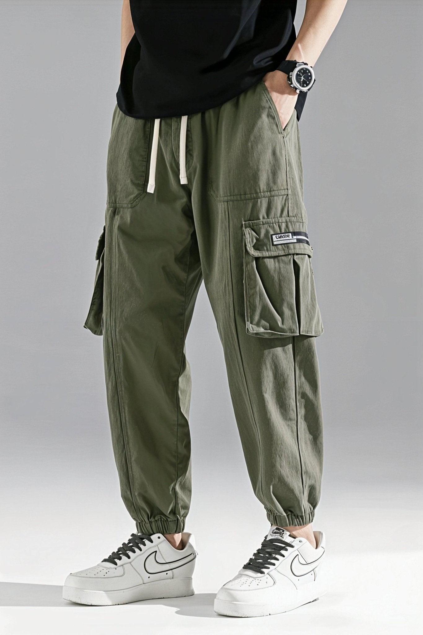 Pantalon Cargo Vert Baggy Street - Cargonomix