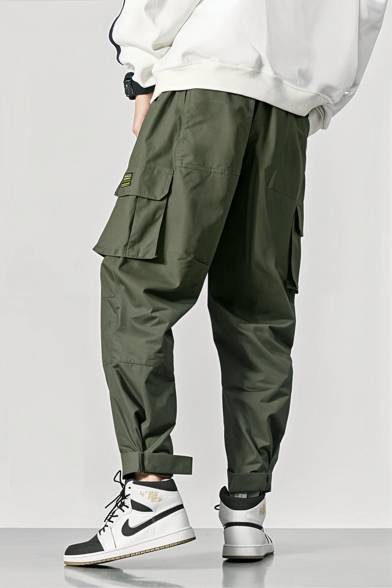 Pantalon Cargo Vert Foncé Slim - Cargonomix