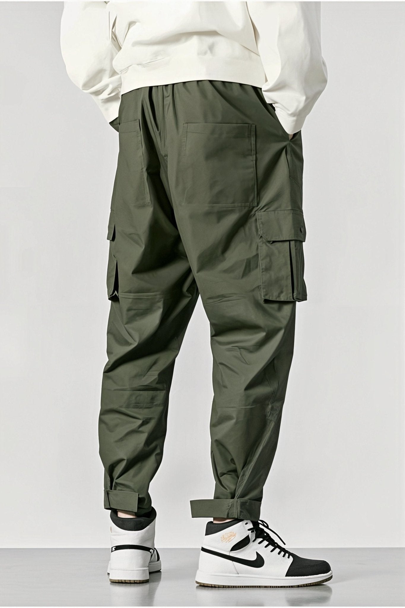 Pantalon Cargo Vert Foncé Slim - Cargonomix