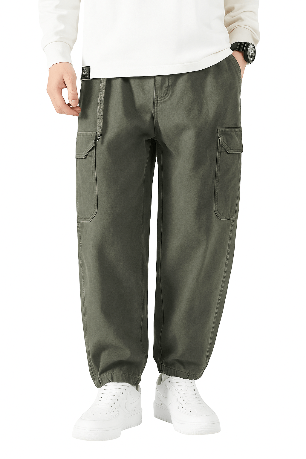Pantalon Cargo Vintage Vert | Cargonomix