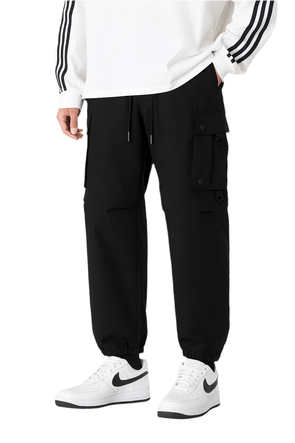 Pantalon Cargo Waterproof Noir | Cargonomix