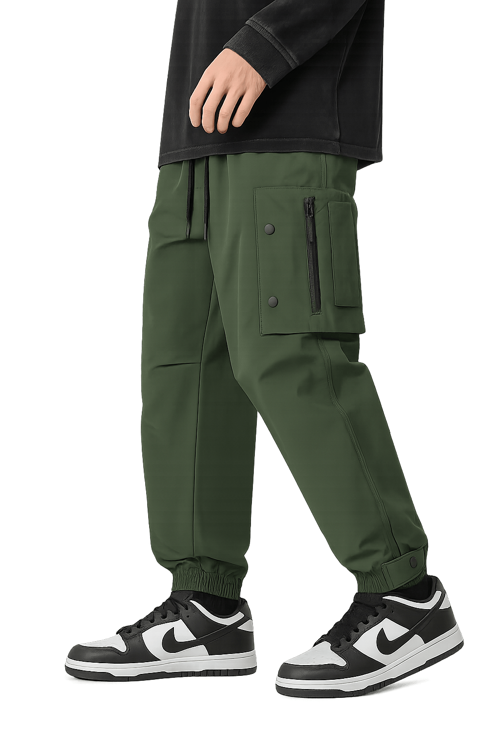Pantalon Cargo Waterproof Vert | Cargonomix