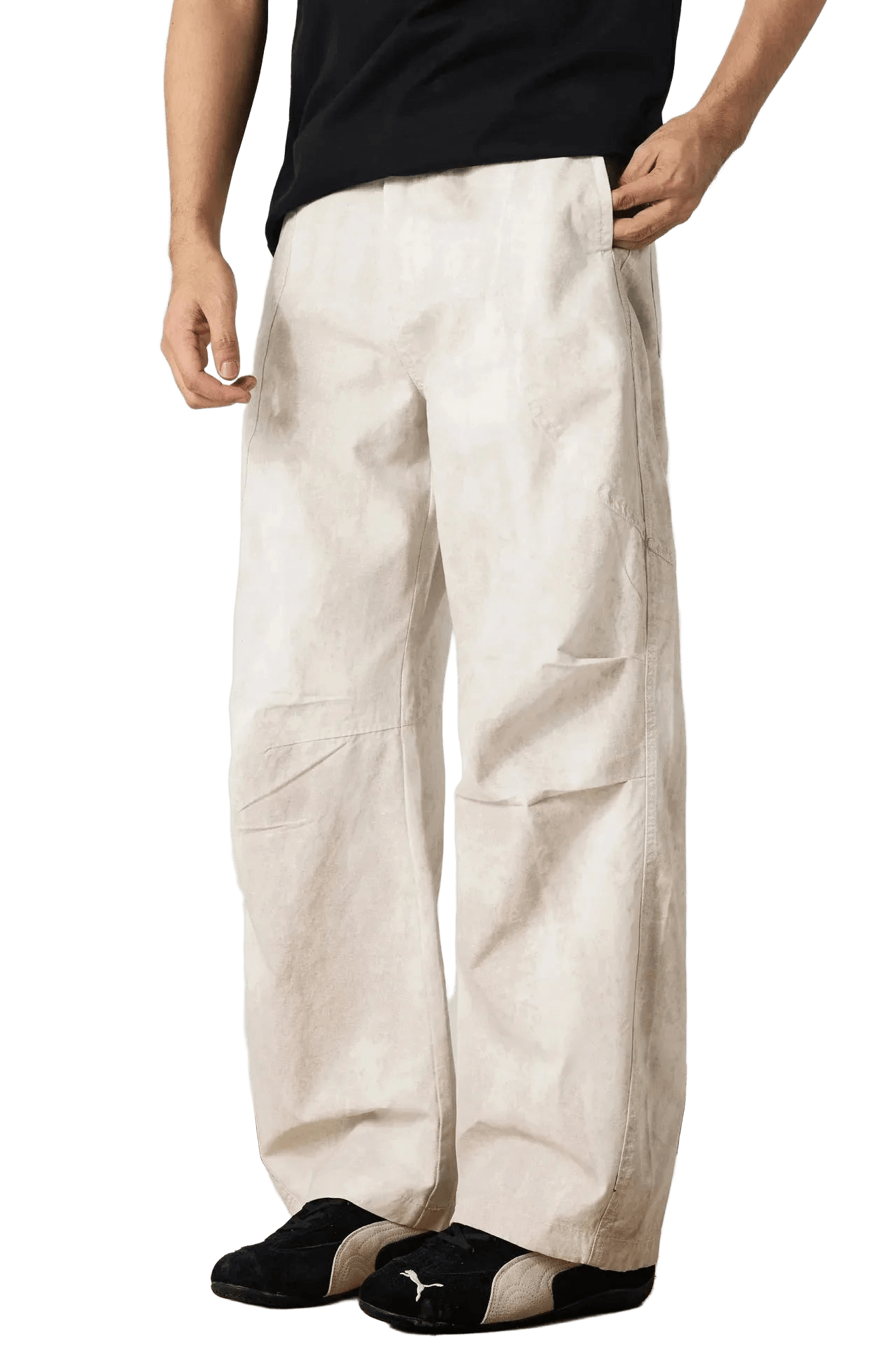 Pantalon Cargo Workwear Blanc | Cargonomix