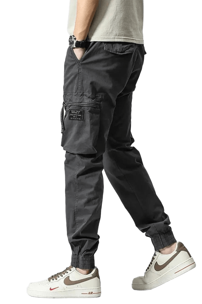 Pantalon Cargo Zippé Gris | Cargonomix