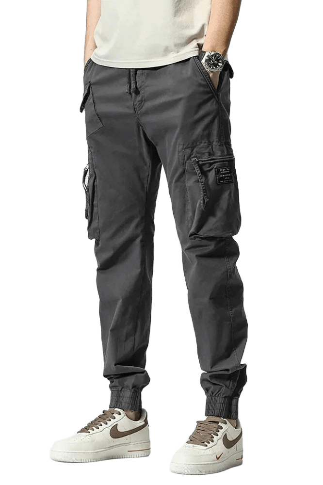Pantalon Cargo Zippé Gris | Cargonomix