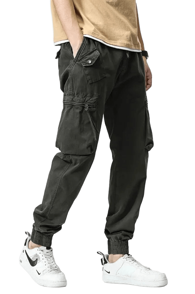 Pantalon Cargo Zippé Vert | Cargonomix