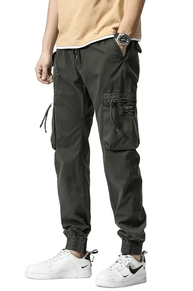 Pantalon Cargo Zippé Vert | Cargonomix