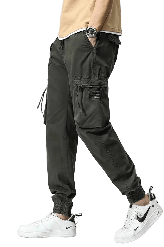 Pantalon Cargo Zippé Vert | Cargonomix